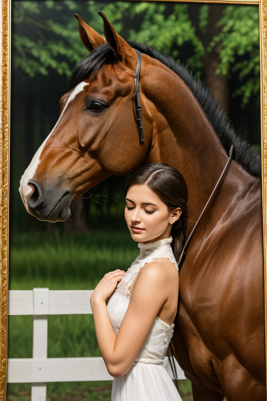horse  girl real, girl, horse dick, cum on face