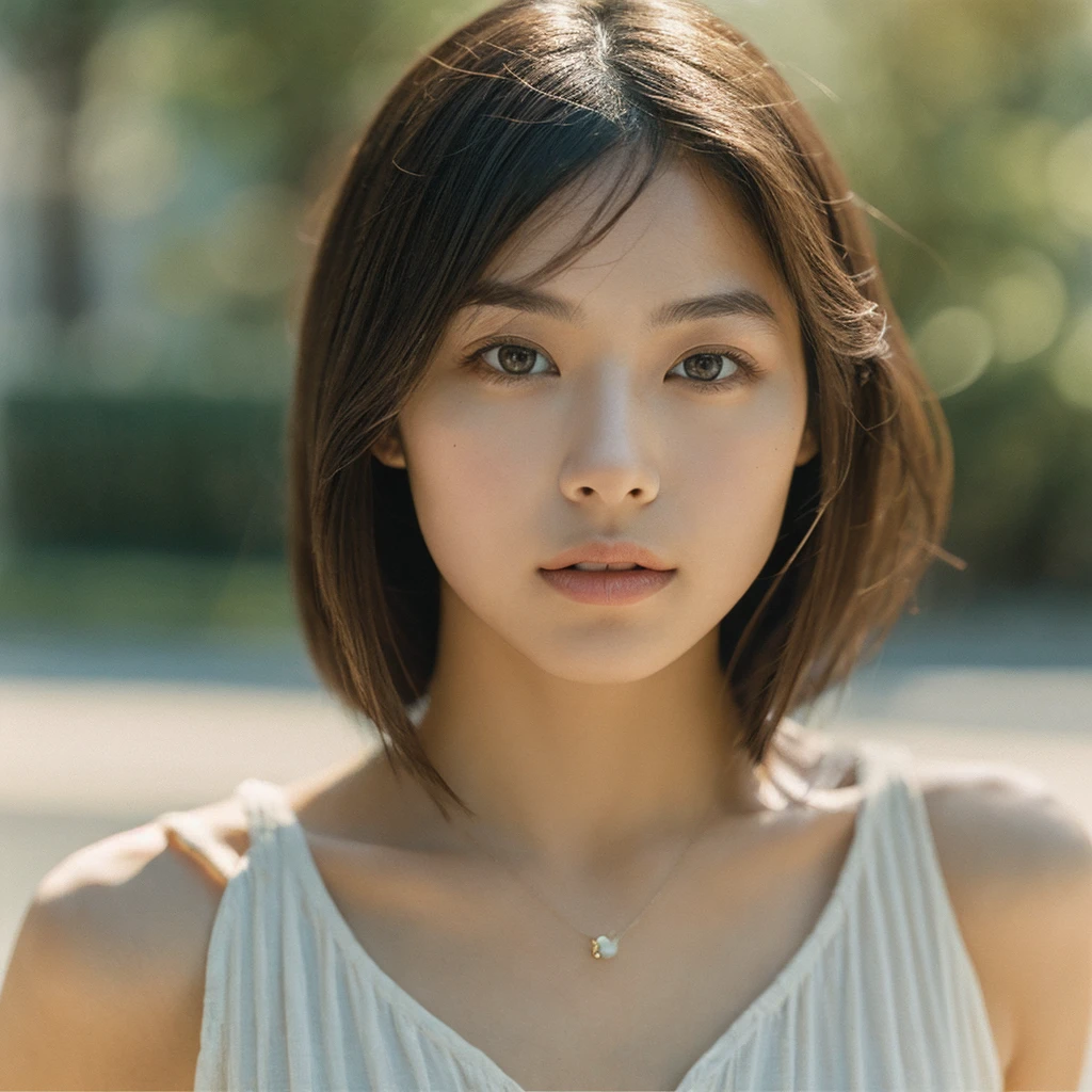 A hyper-realistic image of a single Japanese woman in her early 20s ...