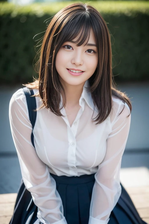 Pure Japanese young girl, outstanding body, wearing traditional suits, loose blouse chest and exposed nipples, (pantyhose), high heels, formal makeup, natural hair styles, sitting, lift up skirt, spread wide legs, secret temptation to sex, sexual smile, professional portrait photography, summer morning light, 