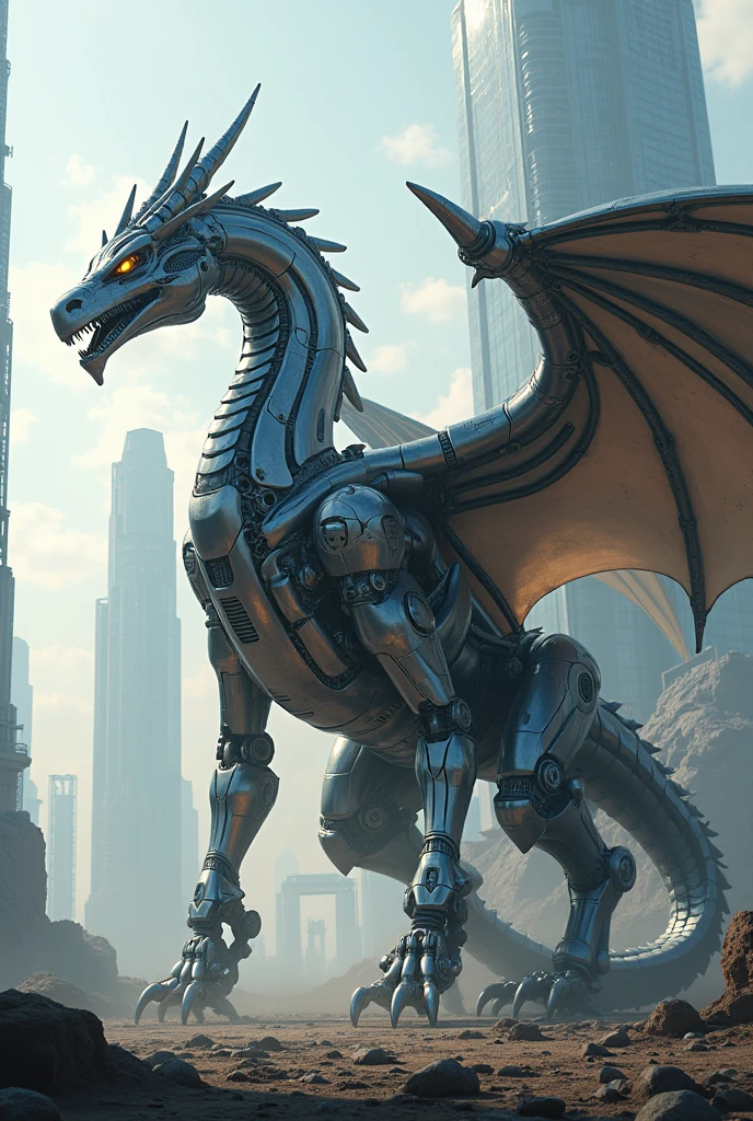 A robot dragon