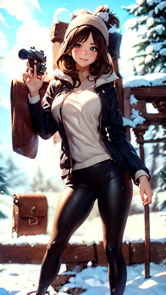 cute girl, winter, fantasy