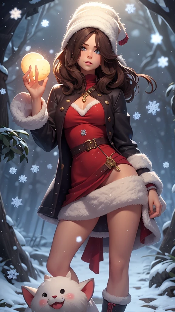 cute girl, winter, fantasy