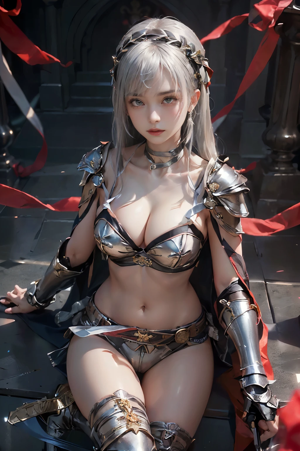 ((masterpiece)),(bestquality),((ultra-detailed)), ((beautiful detailed sky)), ((cinematic lighting)), depth of field, (dynamic angle),detailed lighting,(beautiful detailed eyes), ((japan night view)),red lip, eyeshadow,large breast, (erotic), ((sexy)), cleavage, navel, (noelledef, noellernd)