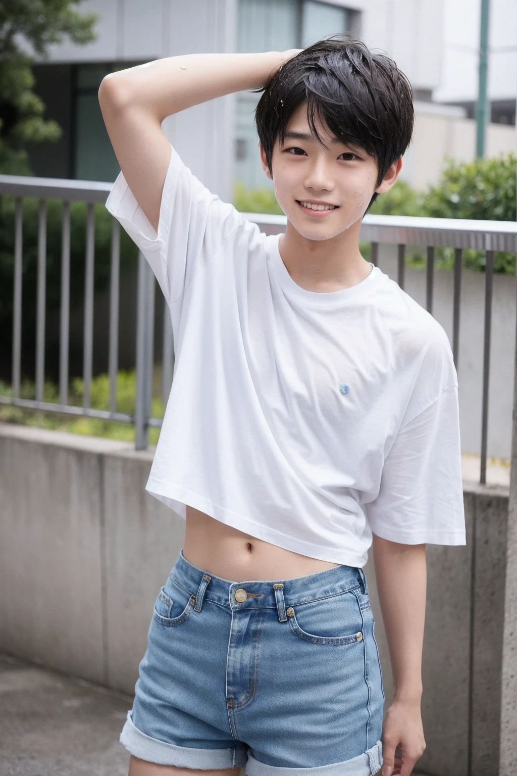 slide, slideเด็ก, children playing, teenage boy, Showing very hairy armpits, รูปร่างเพรียวthin, Teen Body, Shota, very cute baby face, 15-year-old boy, cute baby face, young boy, teenage boyที่อายุน้อยมาก, Amazing playground park scenery, Among the playgrounds, playgrounds, and parks of the city., children on the background, He wore only white see-through tiny outfits., I&#39;m wearing a cute baby hat., It's crowded., It&#39;s a very hot sunny day., summer, The road is dirty and wet.,  He wore a very small transparent see-through outfit that covered half of his big cock., print dick, Sweat dripping all over., Sweat covered the entire body., ภาพถ่ายfull body, Wear very small underwear., Proudly showing off his sweaty hairy armpits to the audience in the music area., Naked, wearing tiny white panties., very young boy, Soft, cinematic lighting illuminates a handsome Korean male supermodel in stunning detail and ultra-realism., My hair is very frizzy., clear honey colored eyes, A perfect smile is charming., sensuality, hot man, very handsome, Showing off his sweaty body., Has a lot of muscle and a six-pack., ผอมthin, compact, full body, 8K, photography, Masterpiece, detailed face, Detailed eyes, sexy, Beautiful stomach, beautiful legs, and a large, detailed bulge., expression of ecstasy, excited, thin, Detailed eyes and lips, Have a six-pack and a fit body.. Image quality is of the highest standard., With detailed features and realistic appearance. The colors are bright and vibrant., Enhances overall beauty. The light is soft and natural., Shining a soft glow on the boy, Don&#39;t combine the body.