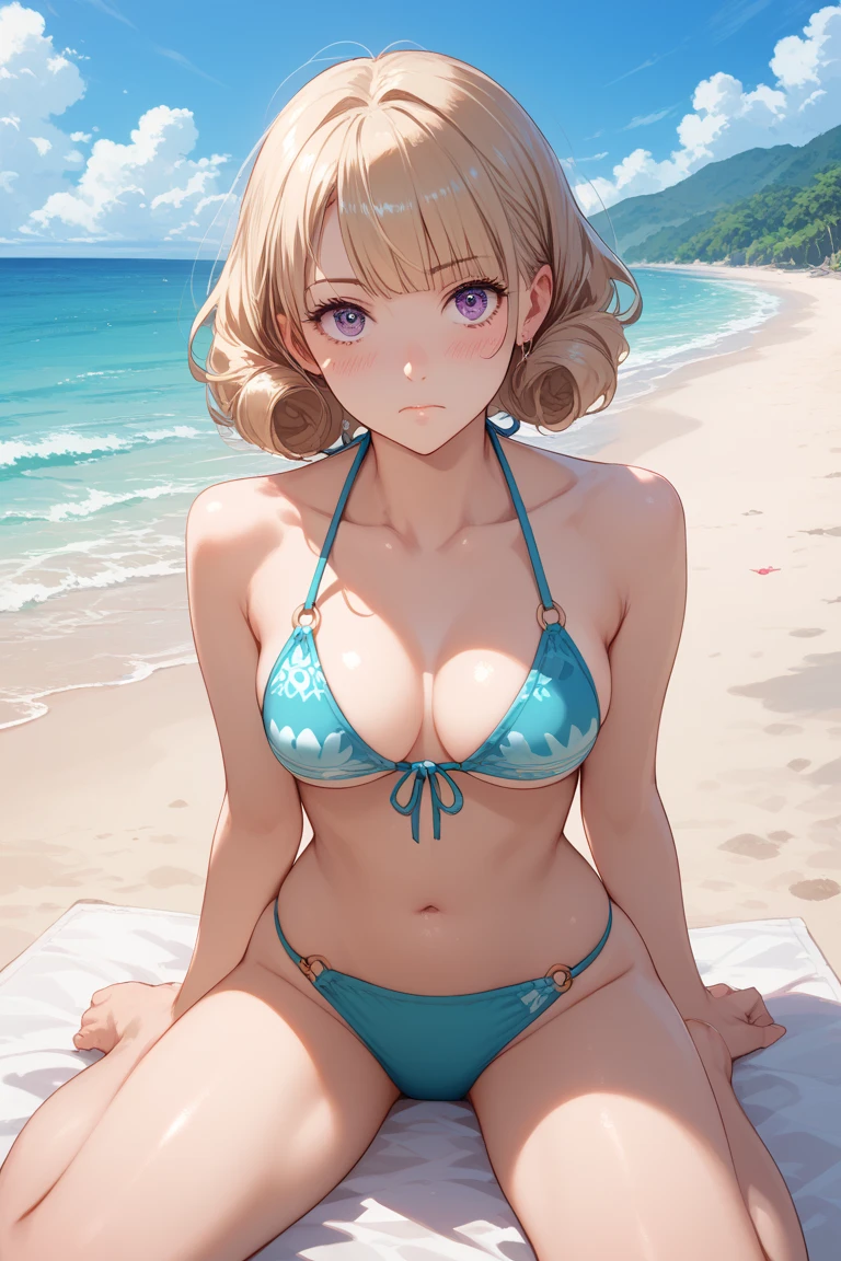score_9, score_8_superior, score_7_superior,sauce_anime, High-resolution images,masterpiece,Highest quality,girl,Cute Face,Beautiful Skin,Shiny Hair,Highly detailed eyes,Simple Background, Jojipan, panties