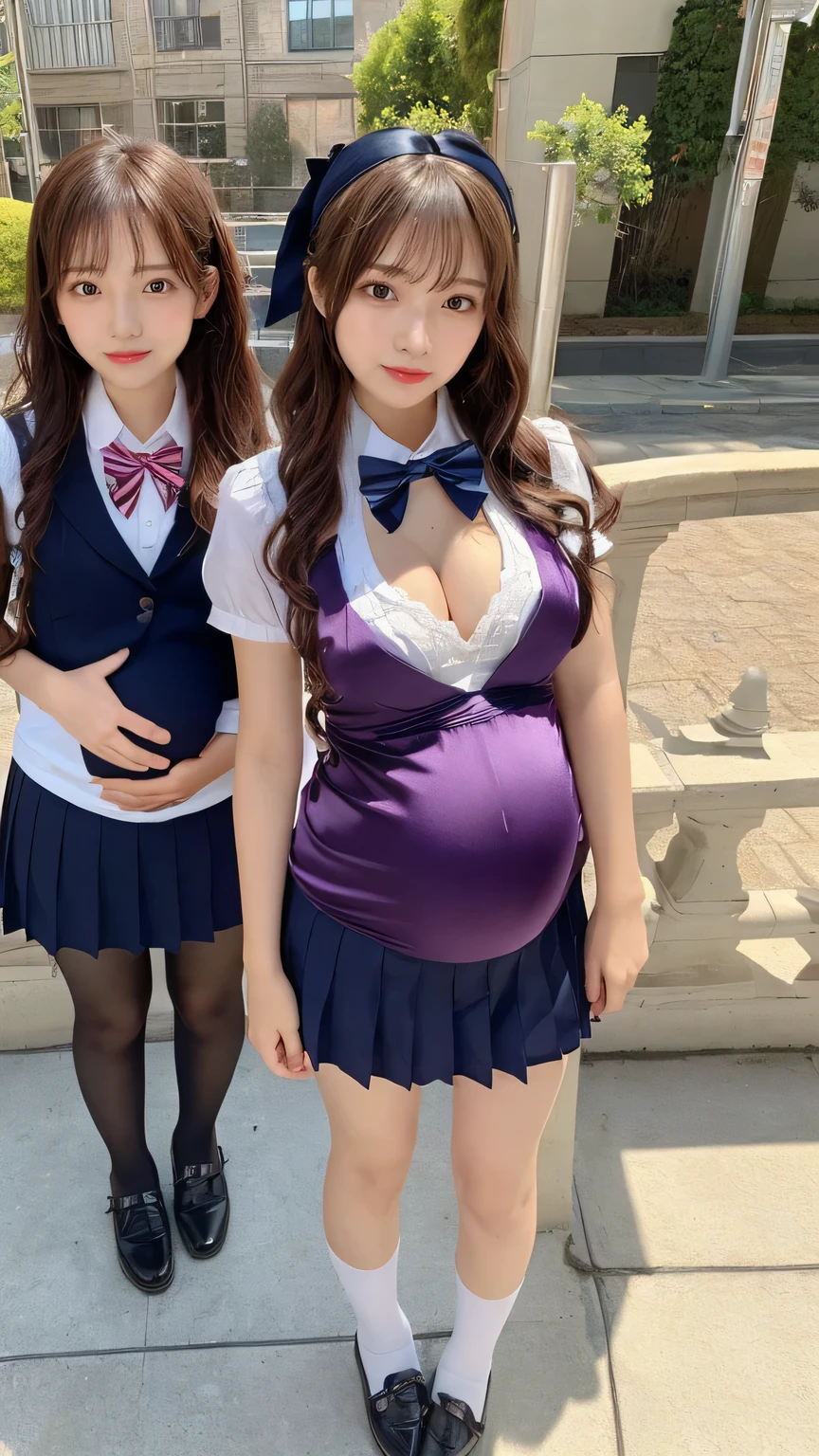 Hair Bow, black hair,Big Baby Bump pregnant, school uniform, Big boobs, nipple, cum,16 years girl, Big pregnant Belly, Big Pregnant girl, Largest Belly of Pregnant, Huge Pregnancy Belly, purple eyes, Hugest pregnancy belly
