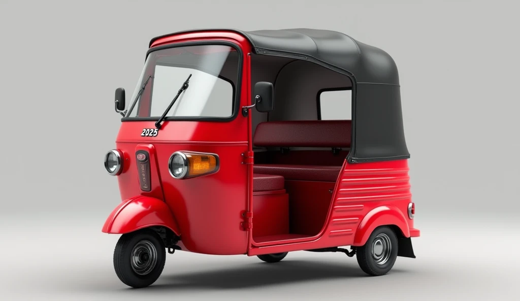 Rickshaw Prompt: Create an HD image of the right side view close up of ...