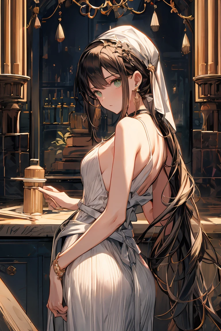 ((masterpiece, best quality)), Delicate face,fighter,whole body,Standing picture,Long legs,Large Breasts,Gradient long wavy hair,Perfect body proportions,Pretty golden eyes,Extremely beautiful,transparent, Pure white background,cloud,Dragon Soul,Erotic_lingerie,Sexy_Bikini,Lace,Garter stockings