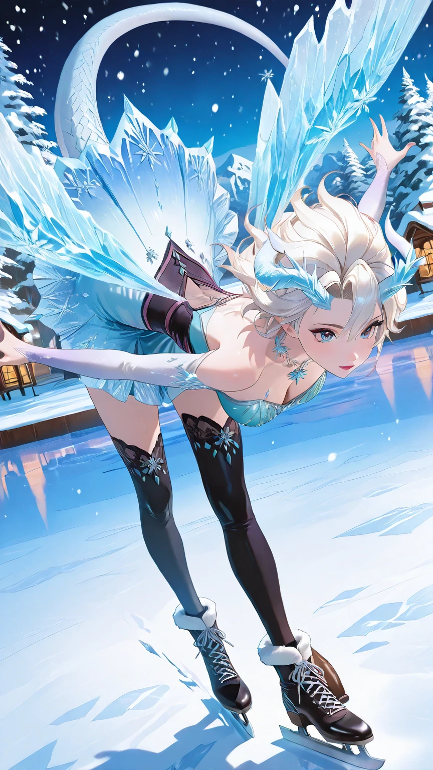 Beautiful figure skater