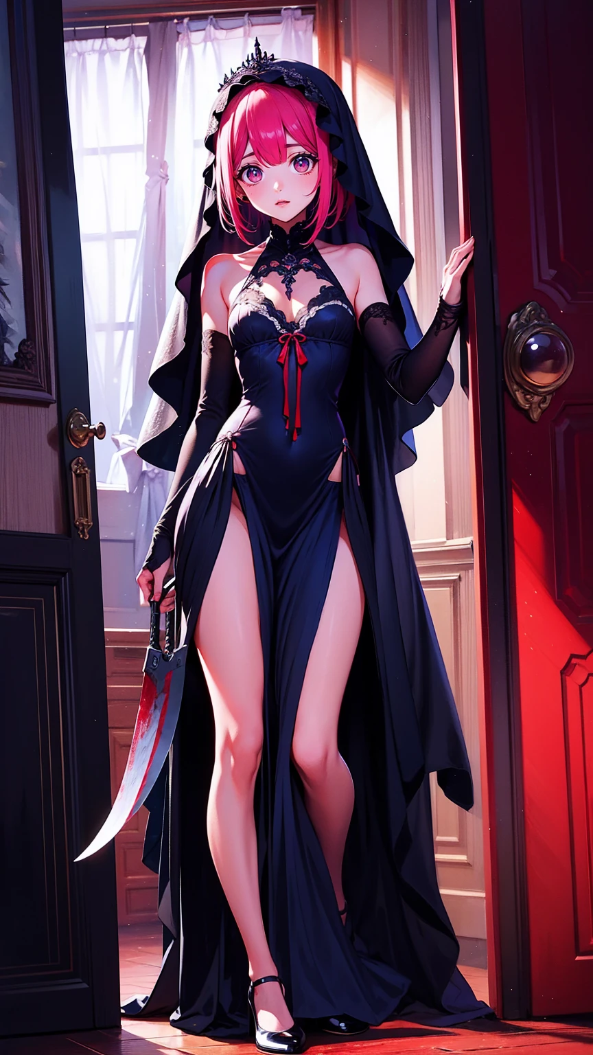 Gothic Punk、(((Little Red Riding Hood)))、gypsy、Crystal Jade、skirt、High heels、garter belt、Beautiful feet、Beautiful Legs、Lying down、Temptation Pose、Sexy pose、Sexy look、Blue Eyes、Red lips、Full screen、mask