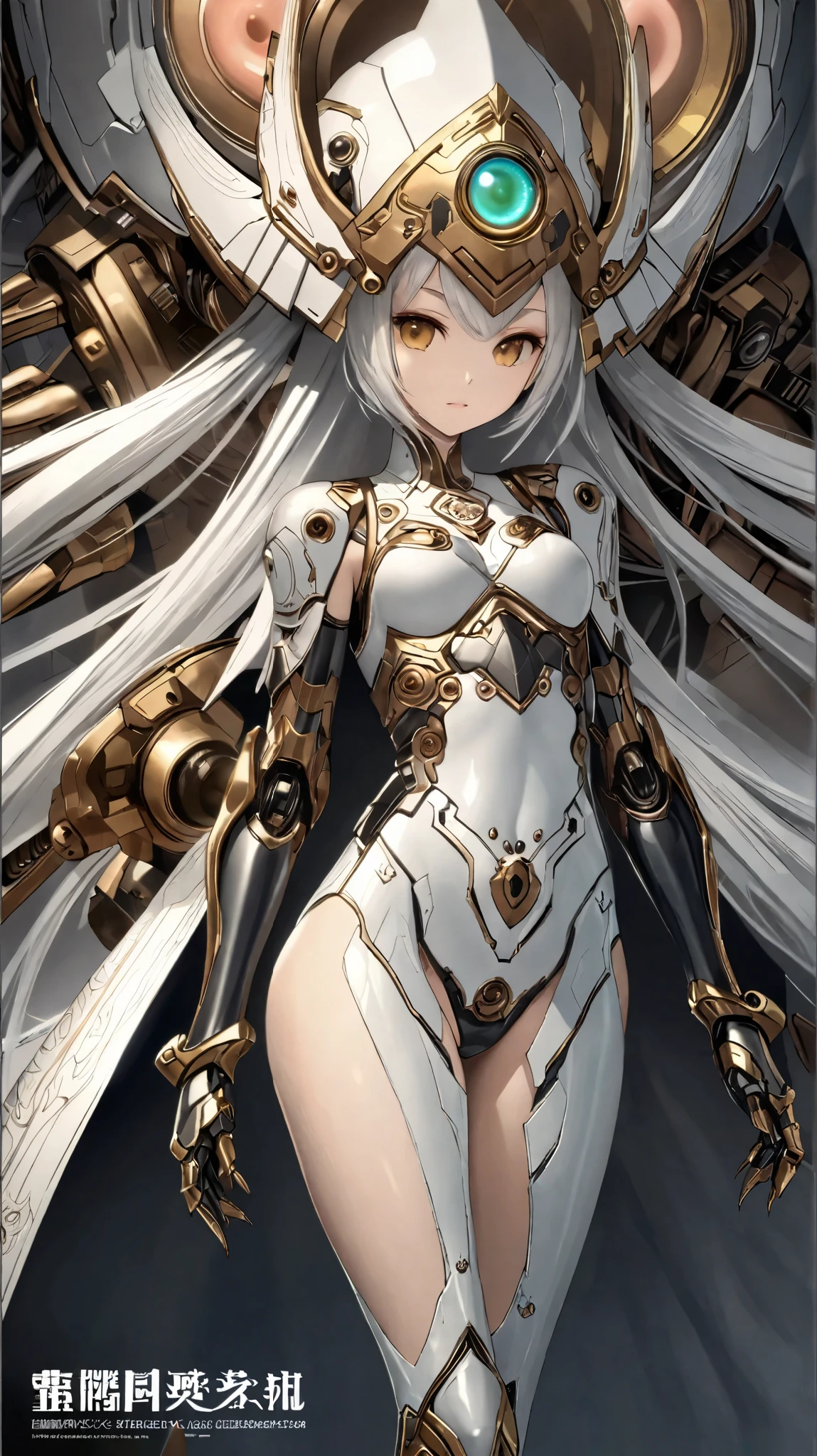 (( best quality )),( super high definition),( tall Highly detailed ),( Detailed explanation ),(( best CG )),( Best Works of Art ), Ultra Precision Art, Amazing Painted Art ,( Exact Detailed Art :1.5),  female android, 