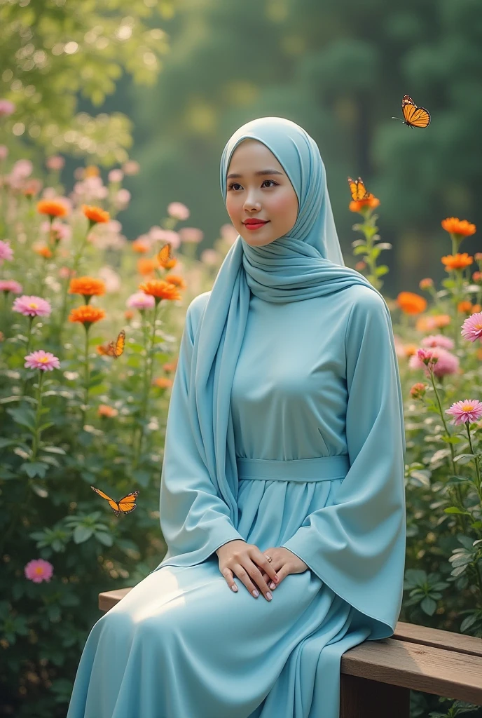 50 years Old, Hijab Indonesian mature woman, Big Tits : 66.9, Gamis, Breast out from her clothes : 1.9, at doctor office, Dark light, at Nighttime