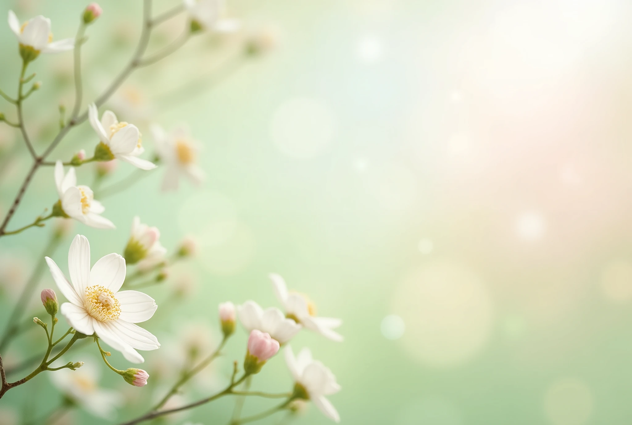 I think it would be nice to design your own design or apply these effects in a design tool .A soft and luxurious background image with a spring-like feel
A faint mauve,green,Mint ,Because each pastel color, such as pink, gives a soft and calm feeling, You can add luxury to the background. .
Treating some of the gradations as if they reflect light can give a sophisticated look. The light comes in softly. The picture quality is very good.Great image quality