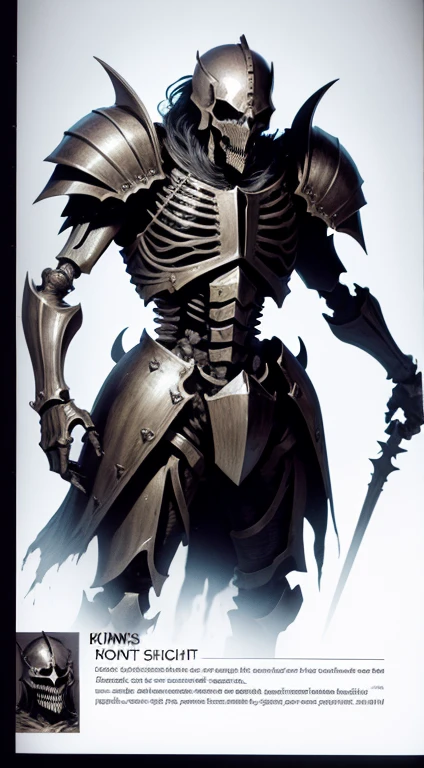  Skeleton Knight's terrifying appearance，Watch the monster that isn't human ，