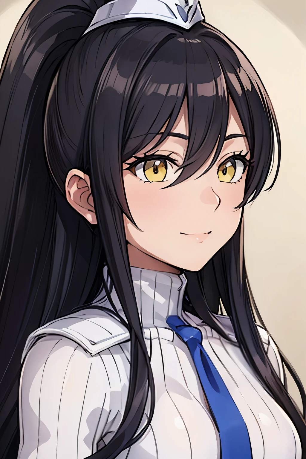 masterpiece, highest quality, (highest quality), (best illustrations), 8k,face close up,on the bed, {{{masterpiece}}}, {{{best quality}}}, {{Super detailed}}, {{very delicate and beautiful}},smile,DOLLSUIT,{{{best quality}}}, {{Super detailed}}, masterpiece, highest quality, (highest quality), (best illustrations), 8k,{{{masterpiece}}}, {{{best quality}}}, {{Super detailed}}, {{{best quality}}}, {{Super detailed}}, face close up, sakuya shirase, black hair, hair between eyes, long hair, ponytail, (yellow eyes:1.5),