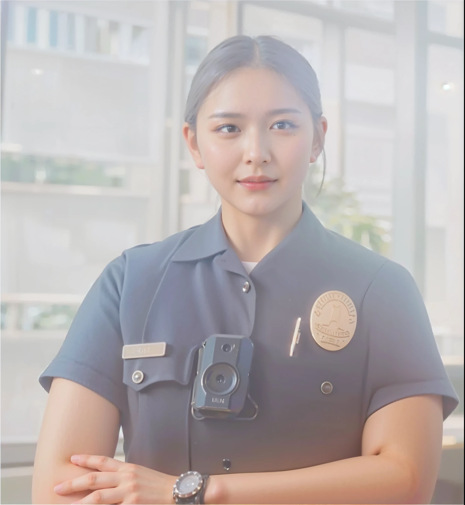 (Completely live action:1.37), (Amazingly realistic textures:1.37), (masterpiece, best quality:1.2), (8k uhd, 16k, 32k, ultra high res), amazingly realistic skin, amazingly realistic photo, superrealism, (photorealistic:1.37), (RAW photo), ultimately realistic, (ultimately realistic all details), (ultimately realistic all textures), super realistic lighting, super realistic shadow, (japanese girl:1.5), (realistic idol face), smiling, happy, super realistic face, ultimately realistic skin, ultimately realistic eyes, (mascara:1.35)ultimately realistic background, ultimately realistic detail up, (kkw-ph1:1.25), (Canon EOS R6, 85mm, 1/200s, f/5.6, ISO 1600), (tattoo), (mechanical armor:1.37), (blue eyes:1.2), (silver hair:1.3),
