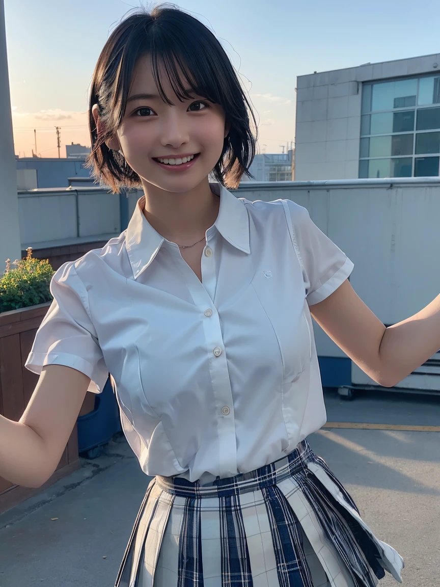 ((layered haircut、huge boobs:1.2)),（8Kんin，highest quality），full body shot shot，watching from a distance，distant shot，school classroom，students，class，play the game，JK skirt with see-through shirt，blue wet shirt, wet shirt, adorable， smile， narrow side， short detailed hair， 32Kin, T Masterpiece， best image quality，ultra high resolution，perfect hands，look up_in_peek at the audience，wet skin, (((full body))), full body, legs wide open, open legs, look at the camera, eye for details, beautiful eyes

