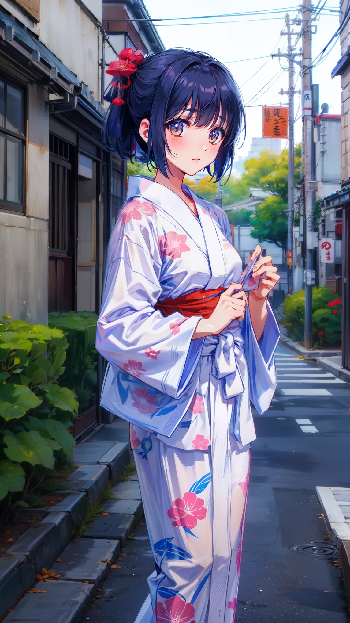 Japanese style yukata /Japanese style yukata 
