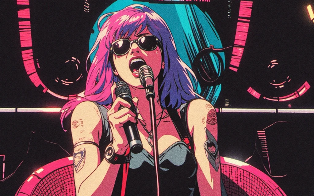 Mumta the moth punk rock singer from outter space