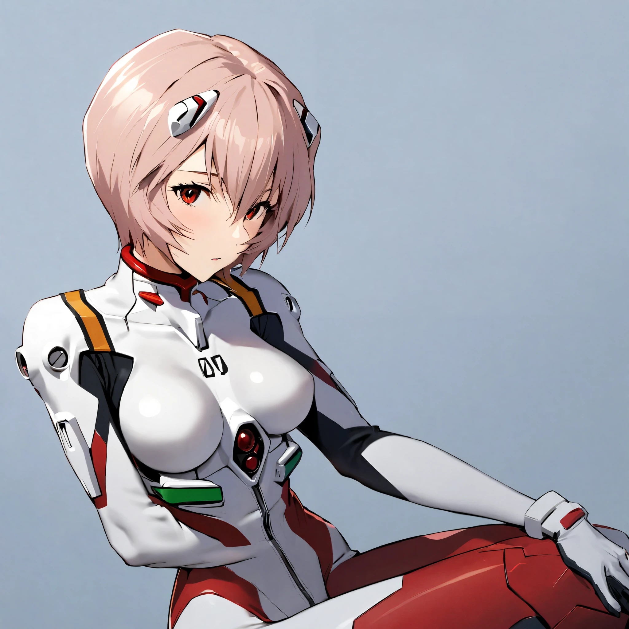 Rei Ayanami、 pilot suit