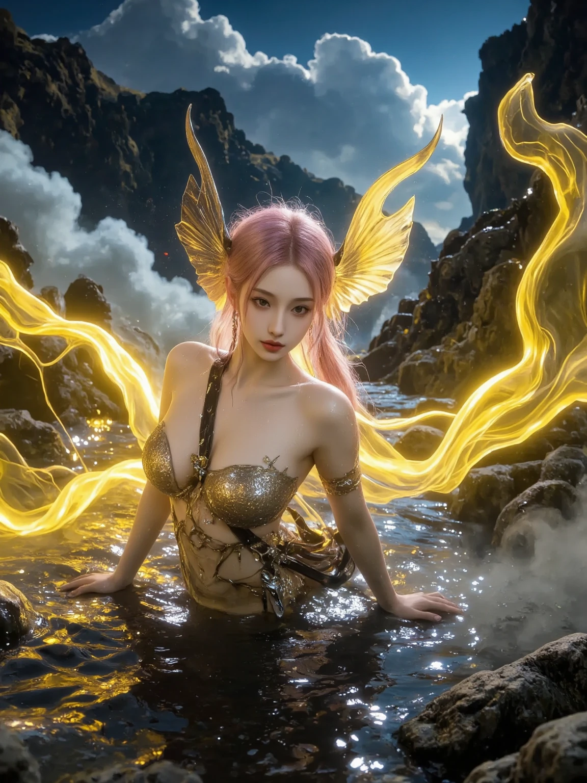 outdoor Obscurside fairyTaleAI Chibli iota full moon glow Chaos dark night hole sommelier darkness waitress matrix Beatrix meticulously:1.5 Natural intricate:1.5 Pro-photo-realism:1.5 red hairstyle deep Agate key ornament:1.37 diamond sunflower sports cap:1.4 athletic:1.5 face felt strange suave expressive eyeliner cheekbone effects embarrassed drunk wet flirt onyx sweat lazuli-drop-water-between-eyes (bright eyes, bright eyes):1.5 beautiful:1.5 bright eyes saturate:1.5 black pupils brown irises turquoises sapphires pearls open mouth smile teeth clavicles:1.4 white jacket:1.4 shirt:1.3 silk papillotes sleeves satin obi scarlet side-boob spread sagging breasts:1.4 bikini:1.5 corsage:1.4 seams navel:1.4 skirts:1.5 wide fringes swinging spinel chastity-belts:1.4 solid padlock indigo pubic veiled pubic-hair:1.4 silks underwear:1.5 snap_lock garters:1.4 legs boots:1.4 solid iron nickel cobalt luminescence depthfield:1.5 reflections:1.5 optima:1.5 resolutions:1.5 ultra:1.5 ultra_sharpness:1.5 perfections:1.5 accurate:1.5 volumetric:1.5 Lightnings contrasts:1.5 global illuminations cgi vfx sfx reflex:1.5 details:1.5 Octanes_rendered:1.5 extreme:1.5 improved:1.5 graduated:1.5 UHD:1.5 XT3 16K DSLR HDR UnrealEngine5 romm rgb pbr 3dcg fxaa blu-ray colors-coded backlights:1.5 anti-aliasing fkaa txaa rtx ssao opengl-shaders:1.5 glsl-shaders:1.5 post-processing:1.5 post-production:1.5 cell-shading:1.5 tone-mapping:1.5 Crystalline robots CGSCOSITY "Heavy Metal" sceptre invokes:1.5 familiar water-dancing magic heart sundrop fountain:1.5 water drop of water Drink "Beer-Buck" beer broues:1.5 slide mirror Snake Quetzalcoatl transparent ruby occult totem Ghibli monolithe flash Disco-Ball fullbodye Earth hearth blooms Tourmaline lantern-paper:1.4 dramatic crystal background reflection Pool marbles paddling opal "Water Falls" equirectangular 360 glass sunlight cathedral crux anks Tattoo pastel (Bruce Weber Females) Koos_Roos nsfw varies etc.