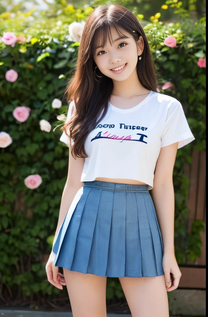 best quality, masterpiece, RAW photos, uhd, realistic:1.2、detailed face:1.3、girl、Japanese、cute、Elementary student、laugh:0.5、baby face:0.34、innocent face,Teenage girl,cute、baby face 、、The face is slightly rounded.、random hairstyle、Summer Clothing、light clothing、Big clothes、일본의 실제 Elementary student、cute dance:1.6、(((precise hand、Precise legs)))、dance、thighs、thin legs、shoes、shoes下