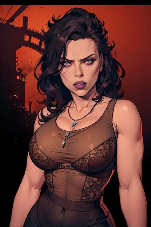 Woman, Caucasian, green eyes, black hair, wavy hair, long hair, full nude, explicit nude, lying down, inside tomb, opening tomb, cemetery, gloomy night, atmosphere of terror, fog, many shadows, surprised face, stains of blood, blood in body, blood in Mouth, (((shot from top to bottom))).