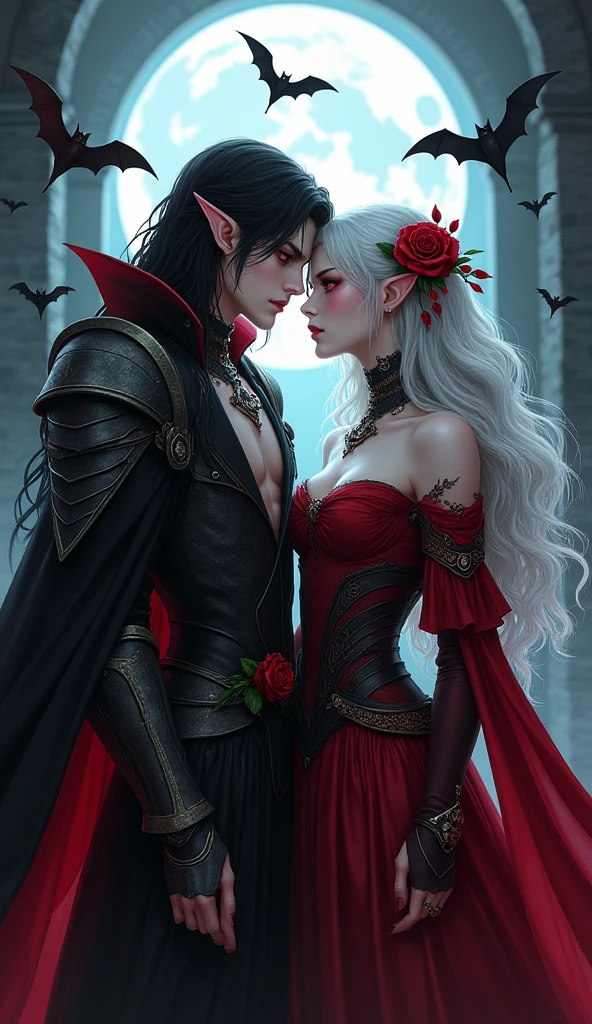 A hybrid character born from the union of a male vampire with elf ...