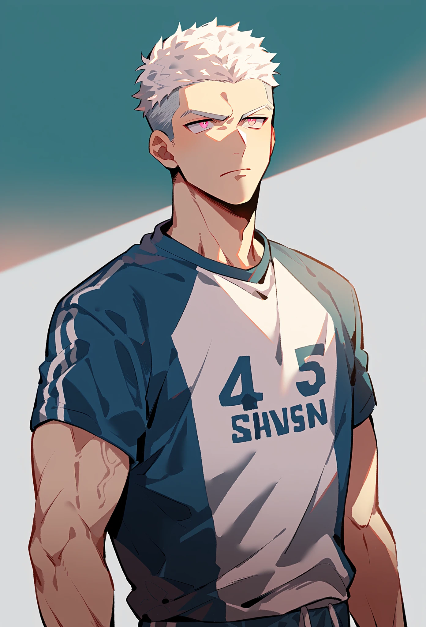 School soccer boy sweaty body 