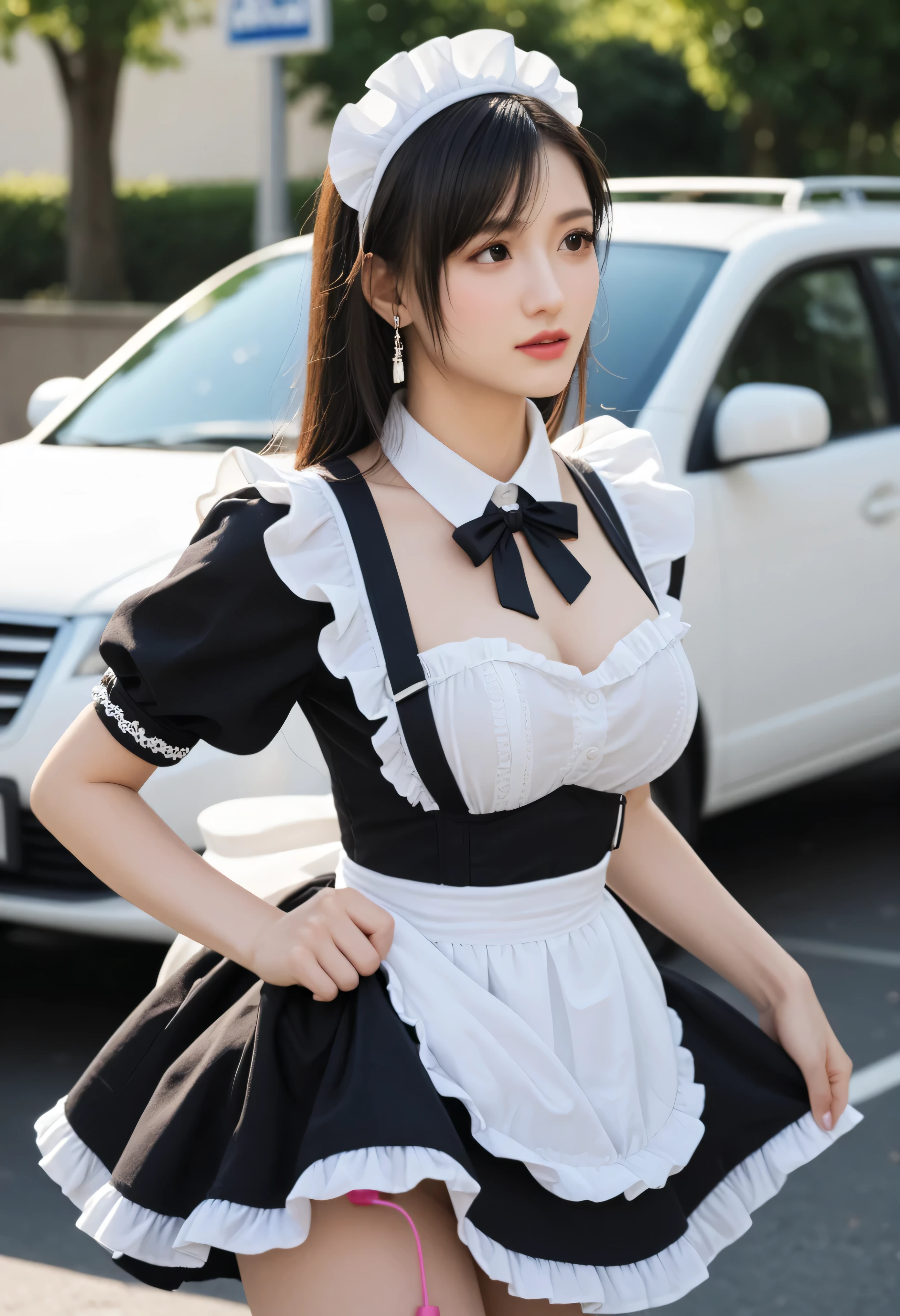 Today's new and thorough humiliation video features Ogura Yu, an idol type with big E-cup breasts and a slim waist, titled "Big-breasted idol turned into a wreck by continuous vaginal s." Ogura, dressed as a maid, is pounded from behind in a car, two vibrators are forced into her pussy and she is relentlessly abused, she is gang-banged and creampied repeatedly while being made to say dirty words, and is jerked off and creampied seven times in a row by a dirty semen actor, becoming a complete human toilet in name only Σ(゜д゜ノ)ノ Her brain must have been destroyed by the amount of semen injected into her, as she urinates standing up, splashing out golden water everywhere, which is wonderful lol