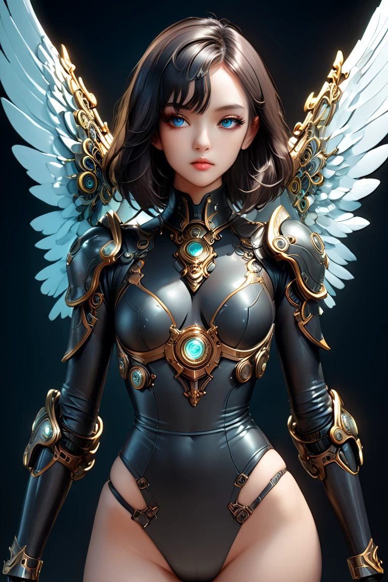 <lora:edgLnF:0.85> edgLnF, armor, clothing cutout, pauldrons, wearing edgLnF, katya1, ultra detailed, masterpiece, best quality, aesthetic, detailed,