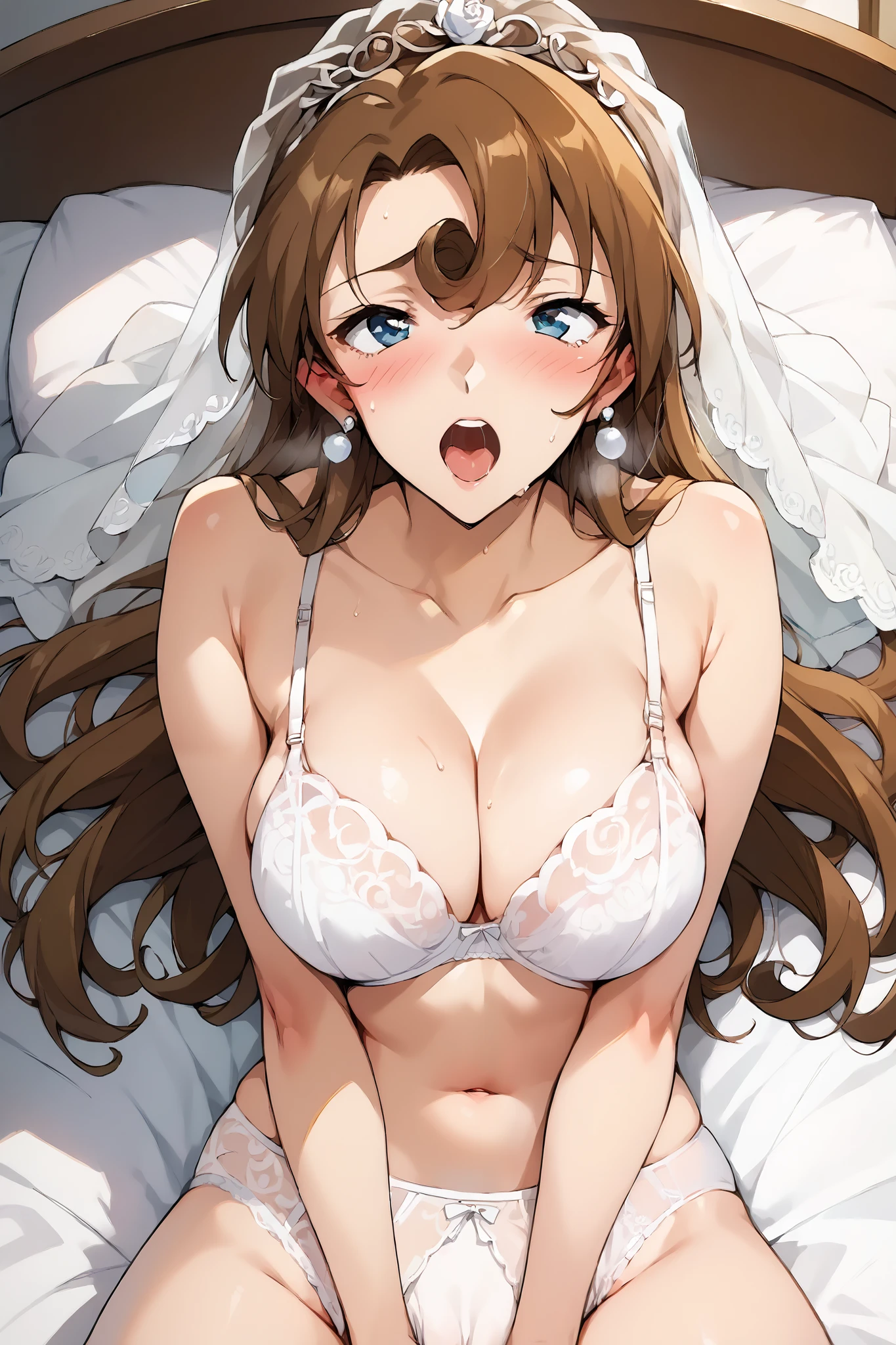 1Girl, Mamako Oosuki In the anime Okaasan Online, Very big breasts, Very detailed