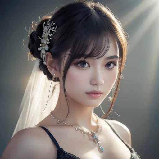 最 High Quality , Masterpiece, high resolution, 1 girl, China Dress , hair ornament, necklace, jewelry, beautiful faces, and _body, tyndall effect, photorealistic, dark studio, Rim Lighting , two-tone lighting ,( high detail skin :1.2), 8K Ultra HD , dslr, Soft Writing, High Quality , volumetric lighting, Frank, photograph, high resolution, 4K, 8k, Bokeh