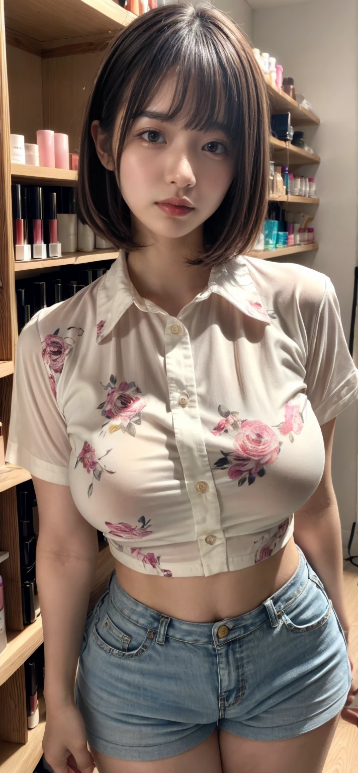 1 woman, stands at the blackboard with a pointer in her hands, a book, a teacher, a short pencil skirt, black underwear, a semi-transparent blouse, unbuttoned top buttons of the blouse,  uniform ,(masterpiece),(photorealistic:1.3), nfsw, ultra-detailed, (high detailed skin:1.2),(best quality:1.0), (ultra highres:1.0)