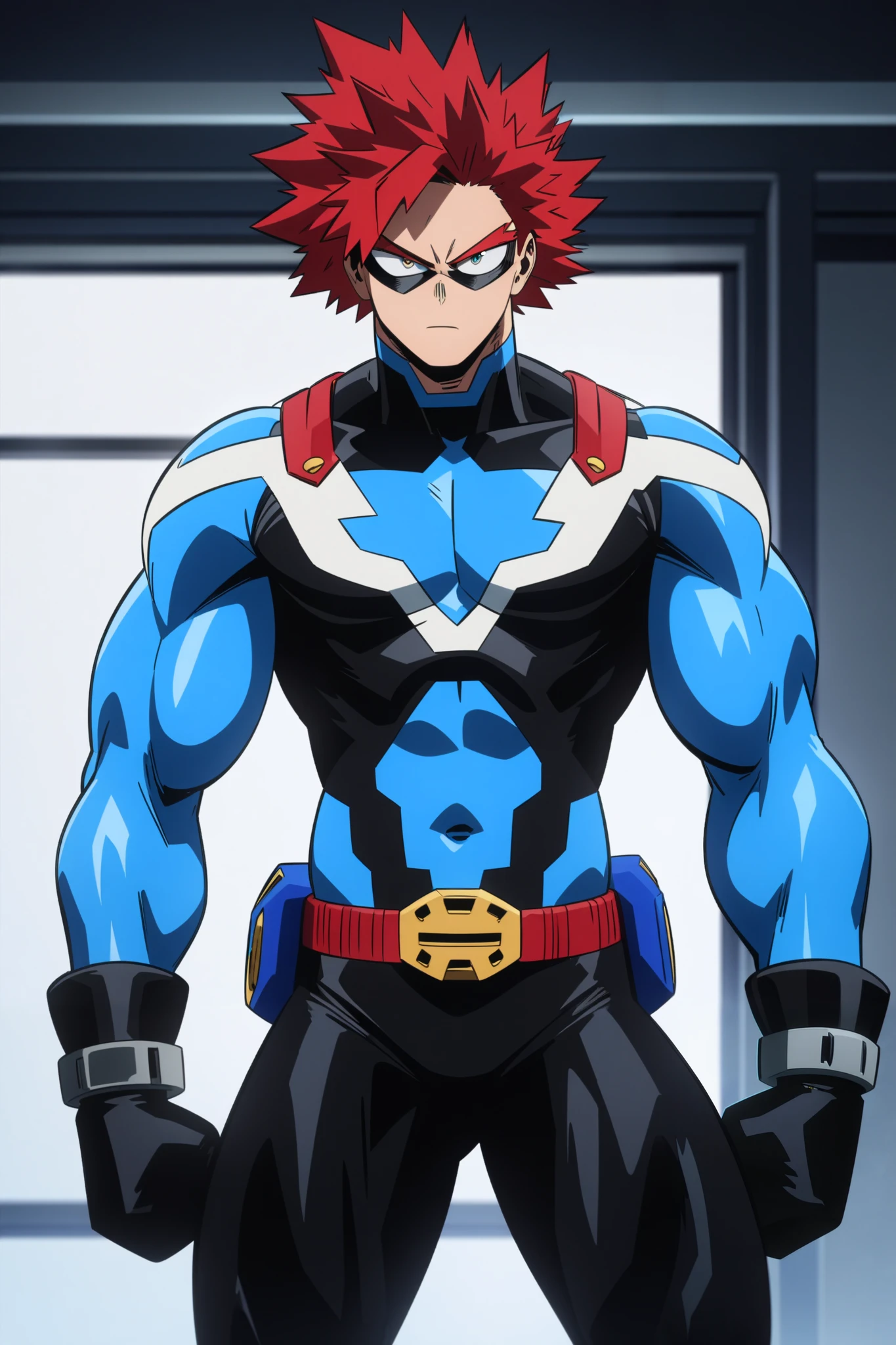 (Mr. Plastic), pro hero. MHA style, anime style, my hero academia, boku no hero academia, animated. Anime, Best Quality, Masterpiece, High Resolution, 4K, perfect body, perfect eyes, perfect eyes, Full Quality, colorfull, Looking at viewer, Anime, Anime Style, High Resolution.