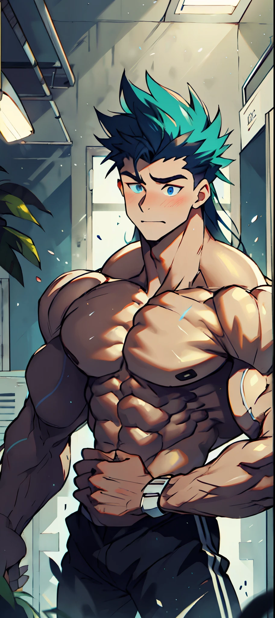muscular man