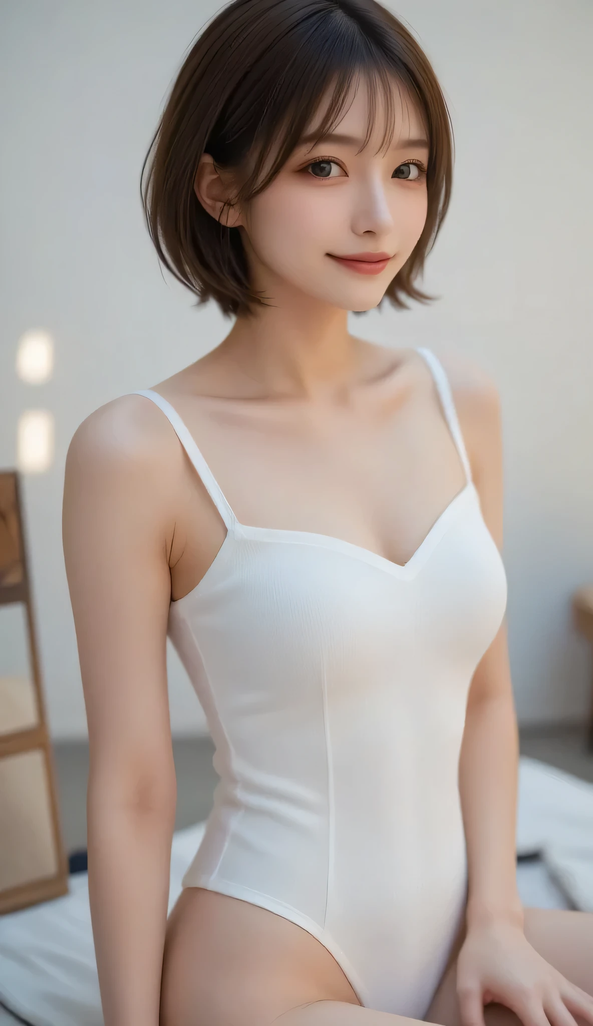 ((top-quality、16k、masterpiece:1.3))、28-year-old Asian woman、Beautiful woman with perfect body shape:1.3、((Brown hair))、((Beautiful breasts:1.3))、((a shower、White turbid water))、(((Bristles in transparent underwear)))、((浴室))、((the pose))、((Functional))、((crouch down、spread legswide))、((soaked breasts))、(((soaked body)))、(((Drenched pubic hair)))、Transparent underwear that bites into、Mansuji、Hair that covers the beautiful pubic area
