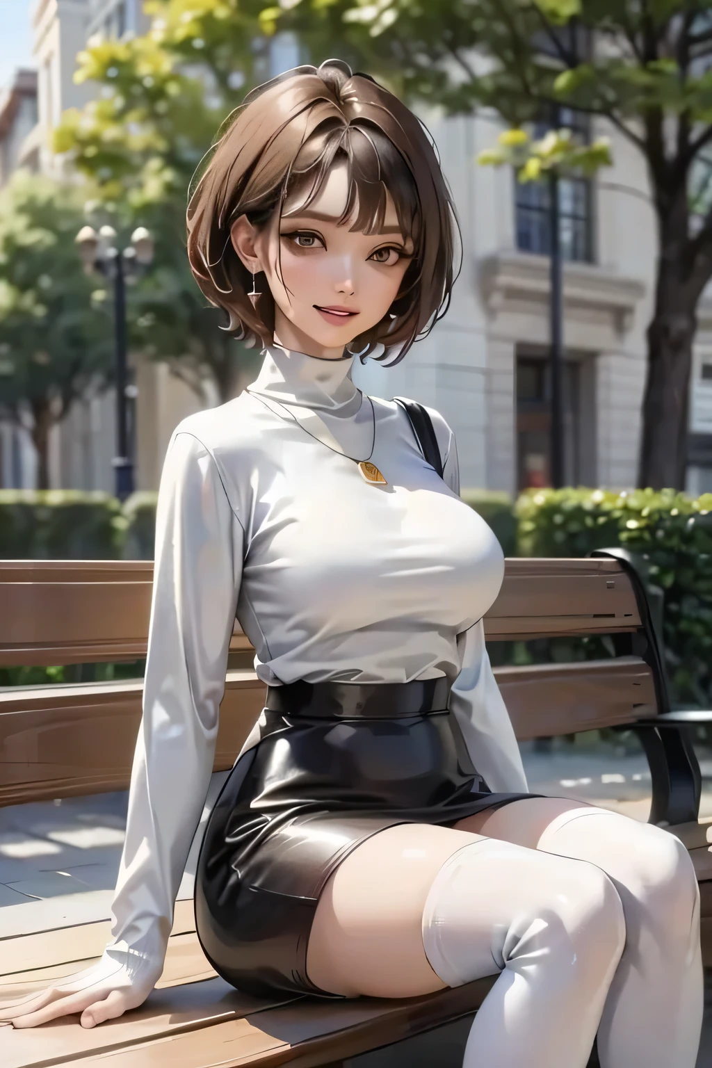 Country Street ,,, (Outdoor, Night:1.5,Ultra Slender Face,((Realistic lighting, Best Quality, 8K, Masterpiece:1.3)),, (Masterpiece, Best Quality, Ultra Detail, High Definition), Perfect Face, Side Light, Glossy Skin, (Bloom), (Glow), Lighting, Ray Tracing, One Girl, Solo, Black Hair, Sweater, Black Beautiful Eyes, Skirt, Dress, Hair Bow, Pink Skirt, Seated upright, Bow, Lips, Turtleneck Sweater, Upper body, Curls, Chest, Turtleneck, Parted lips, Jewelry, depth_of_field, Very detailed background, Masterpiece, Super detail, Great composition, Dynamic Angle, [Bottle Bottom], (Wide Angle Lens), Very Sophisticated and Beautiful, (Best Quality), (Masterpiece), Depth of Field, Solo, Extreme Light and Shadow, Masterpiece, Rich Detail, (Fine Function), (Best Quality), (Masterpiece), (Eye for Detail), (Beautiful) Detail, Beautiful Eye of Detail, (Straight Up), Upper Body , (Highly Detailed CG Unity 8k Wallpaper), (Masterpiece), (Best Quality), (Super Detail), (Best Illustration) (Best Shadow), Perfect Lighting, Perfect Anatomy