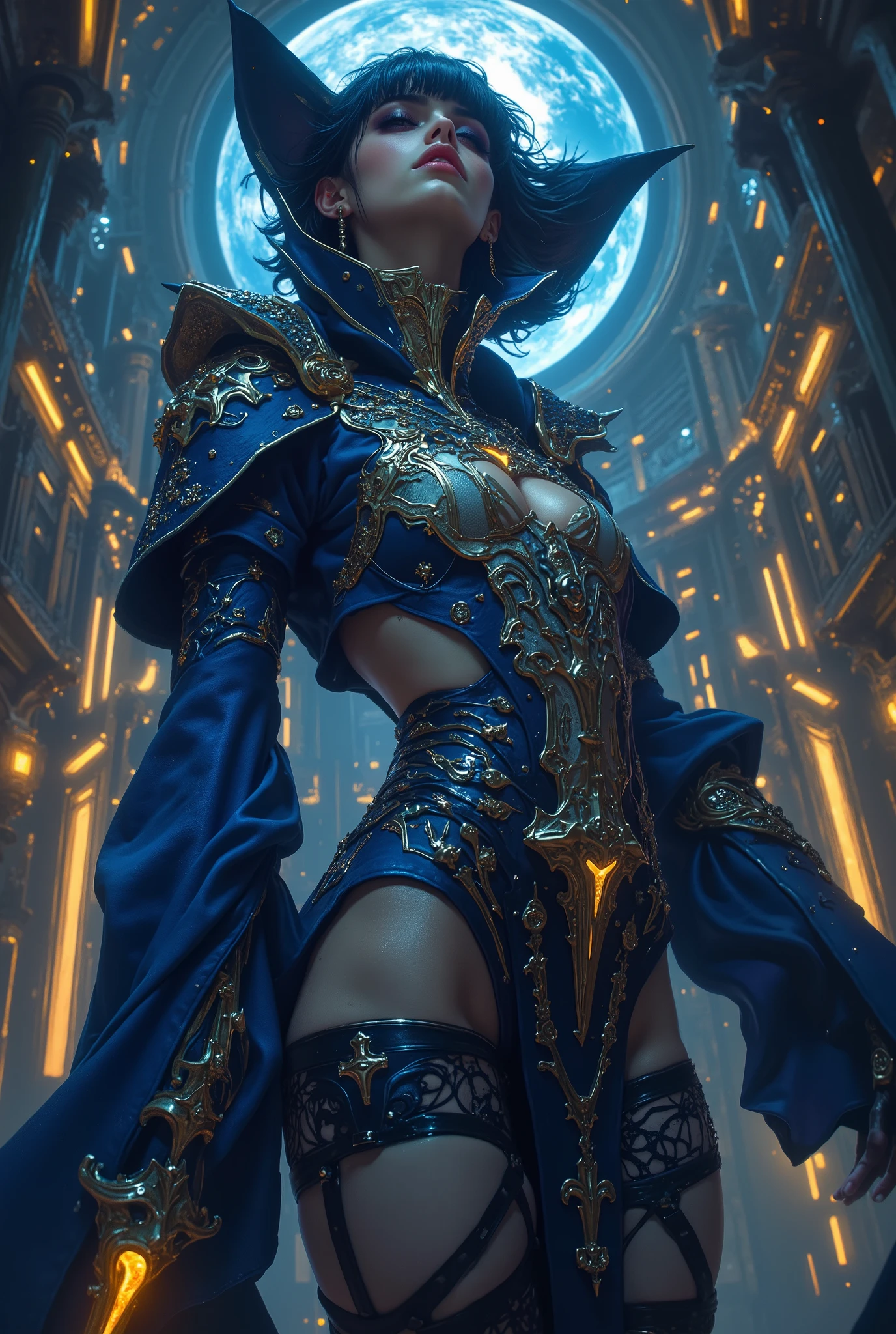 Goddess Natural Queen dazzling Valkyrie-wings key chains "Heavy Metal" lower:1.3 near:1.3 fire-follets Will-o'-the-wisp fairies pool throne conceptual safe female glamorous aesthetic walking slow down playing guitar Cosplay "Anya Taylor:1.3" "Rihanna:1.3" "Beyoncé:1.3" Aristocratic jacket 38years symmetrical athlete oiling hairstyles obvious varied bangs opal ecstatic:1.1 faces:1.3 embarrassed cheekbones effects glow lazuli water drop between eyes beautiful hair:1.3 eyes iris black pupils turquoise sapphires pearl open mouth teeth smiles floating jacket fixed eccentric cape levitating shoulders-off:1.1 white shirts lace clavicles papillotes cordox:1.3 navy thick leathers various breasts pointed:1.3 satin sideboob felt bikini:1.2 skirt:1.3 matching bristles loose swinging spinels navel:1.3 revealing pubis scarlet pubis-hairy obvious underwear:1.2 waist chastity-belt:1.3 silver adorned padlock Gold thighs legs garter boots voluminous stainless steel gothic ornate onyx equirectangular 360 monastery marble ruby background:1.3 DoF mannequins support lantern dressed armor richly decorated:1.2 "Chivalrous" dramatic chrome metallic flat bands fathoms brass fullbodye CGSCOSITY Lily rune ornate emerald plasma embroidered glyphs Tourmaline wood engravings lava magic invoking incandescents delicate Pets Crystalline familiar robot Mecha (EOS R6 135mm 1/1250s f/2.8 ISO400) Mechanized Mechanized Mechanized adaptable luminescence saturated volumetric:1.3 ultra:1.4 pro-photorealistic optimal qualities precise details:1.3 DSLRs improved graduated 3dcg max resolutions Octanes rendered UHD XT3 16K DSLR HDR UnrealEngine5 deep analog real shadows:1.3 outdoor vikingtree [(masterpiece:1.3) (Willi Baumeister:1.1) (John T. Biggers:1.2)::17 DoF Alessandro Casagrande, Greg Rutkowski, Sally Mann Guweiz and James Jean tattoo (by Michelangelo)] Bruce Weber girls multi magic raw etc.