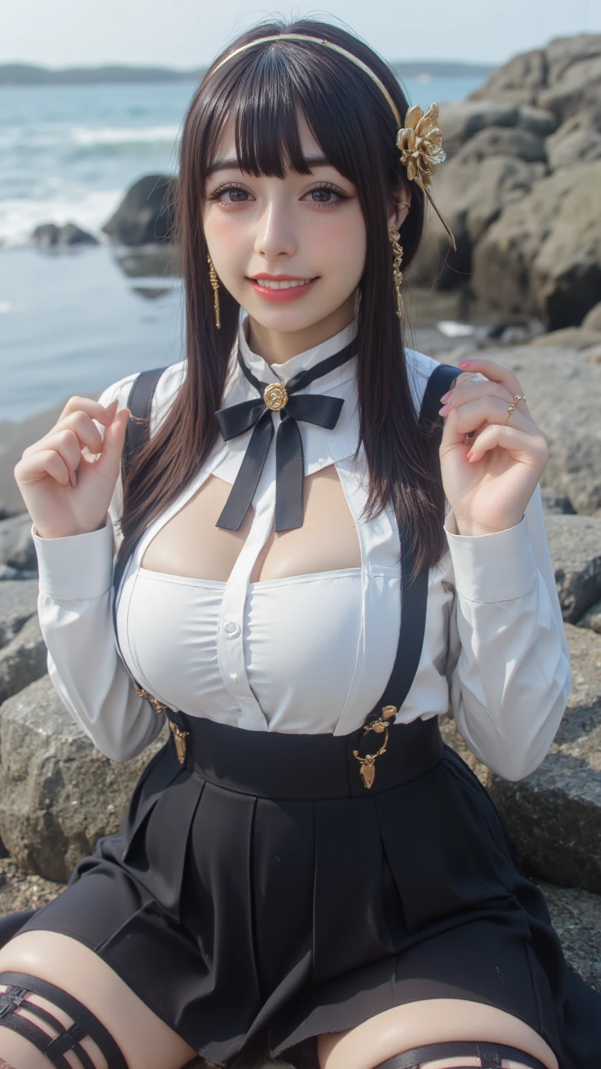 1 female,12years old,Black Hair,Beautiful ponytail hairstyles, (High Waist Skirt:1.3),, (White shirt:1.3), (Double-breasted,Underbust:1.2), Moaning,Sweaty thighs,My crotch is wet,Roll up your skirt,who、blush、whole body、A skirt so short that you can almost see her butt、Sleeveless clothing、In a dark alley、Morning Short Skirt、Sideee-through outfit、Posing that emphasizes her big butt、Clothes with a wide open back、High heels、Sexy woman