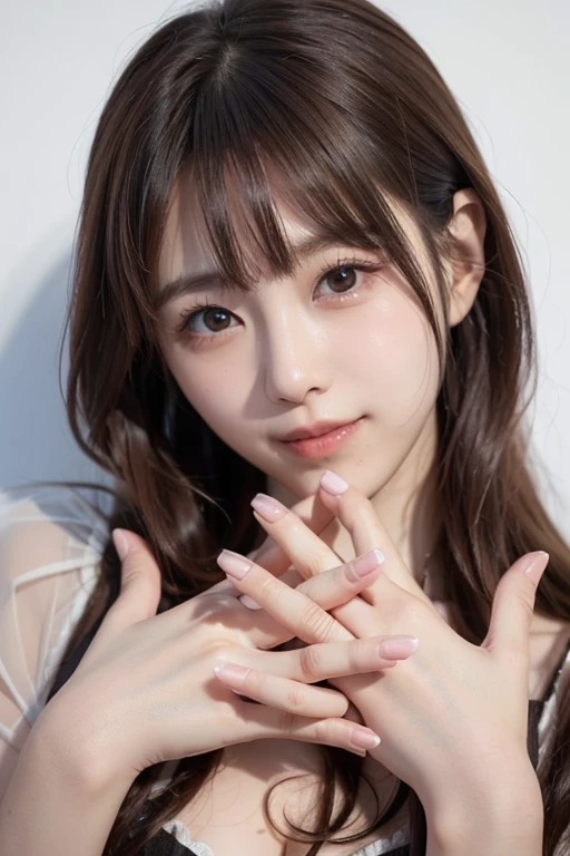 ((Best-quality, Masterpiece, Ultra-High-Resolution, (Photorealistic:1.4), Raw Photo, depth of field, professional lighting, perfect anatomy, extremely details, perfect face, perfect hair, perfect body, perfect hands, perfect fingers)), 1girl, 15-years-old, the most famous Japanese idol, having a lot of fun at drinking party, (extremely cute face, ((extremely cute and extremely big eyes)), extremely beautiful skins), extremely cute hair, extremely cute long-eyelashes, extremely cute lips, looking at viewer, detailed drinking-party