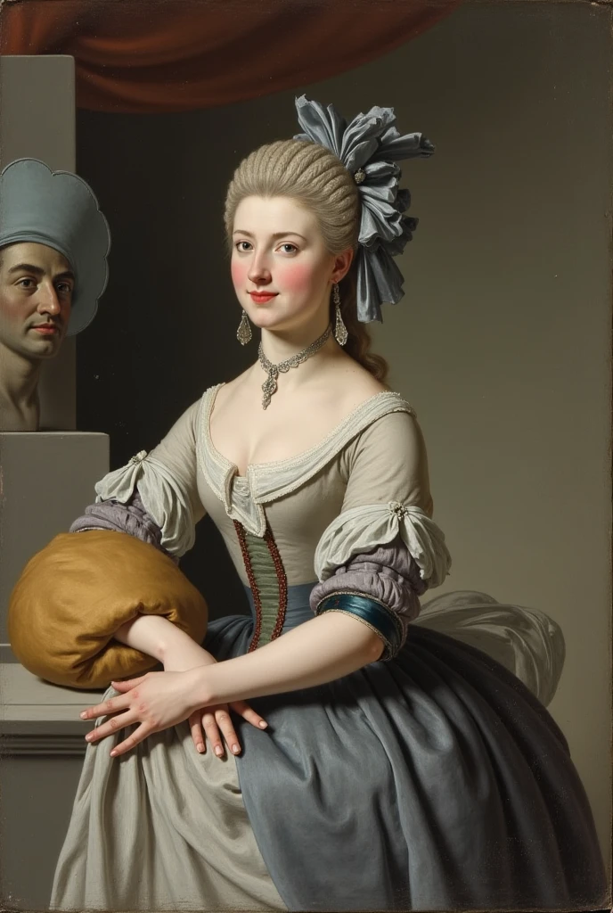 Noblewoman’s Portrait oil on canvas 1787 by Elisabeth Vigée le brun