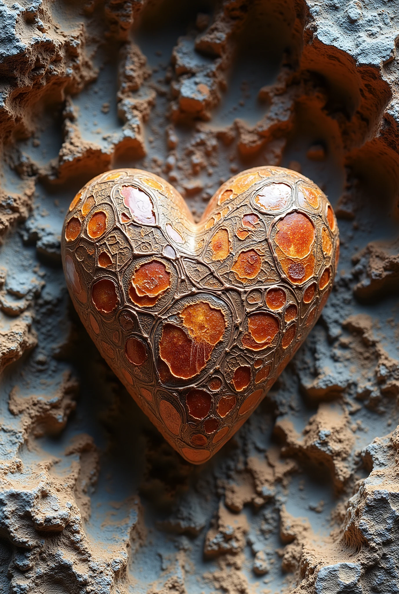 Heart fossil , The shape of love conveyed over 100 million years, ROUGH
