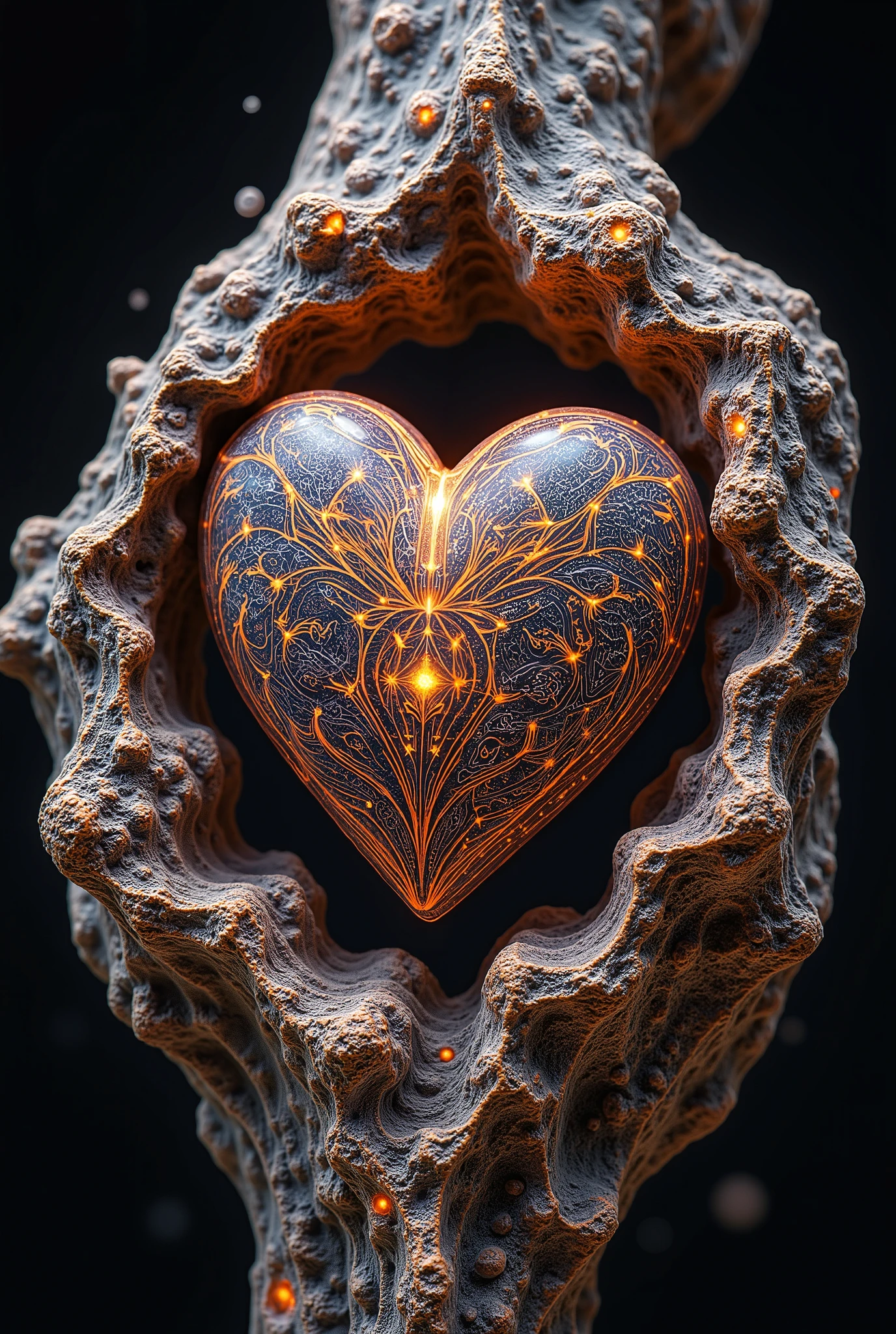 Heart fossil , The shape of love conveyed over 100 million years, ROUGH