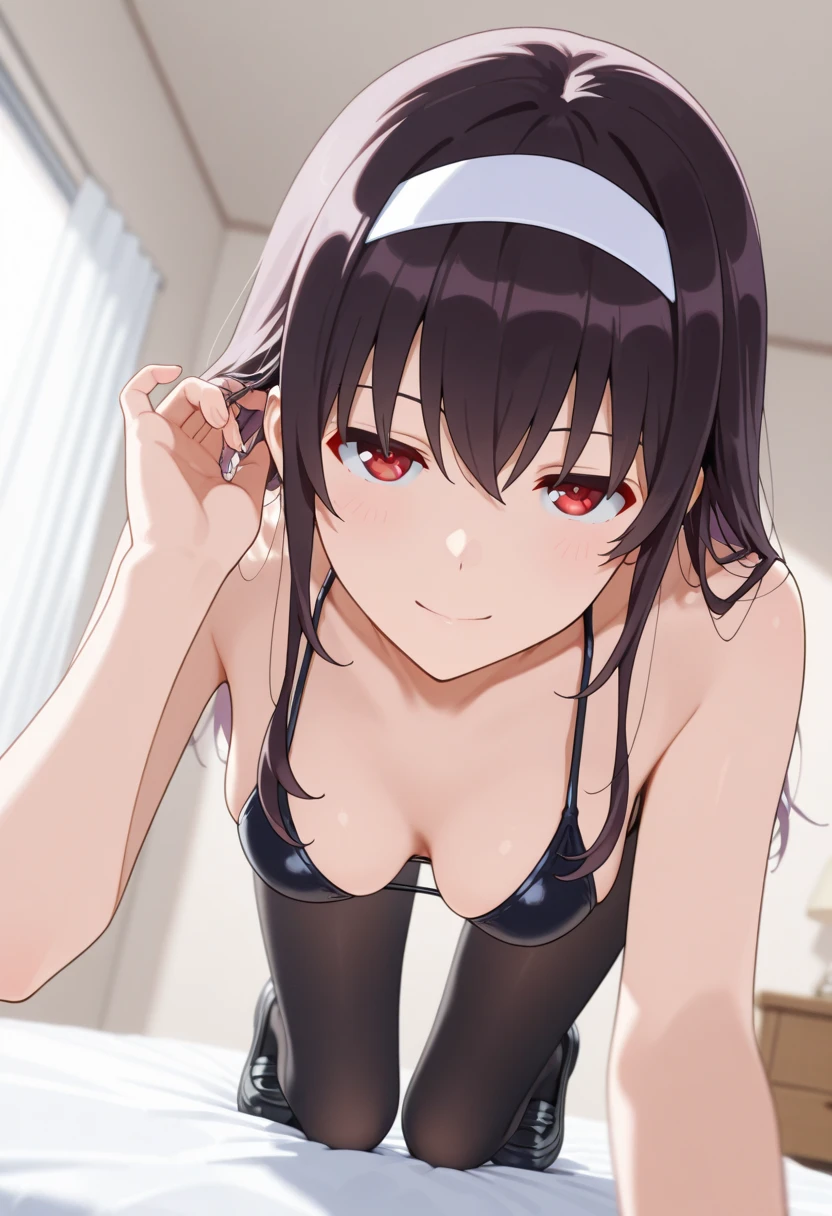 ((最high quality, High resolution, unity 8k wallpaper)), (figure:0.8), (Beautiful eyes:1.6), Highly detailed CG, Night Time, One girl, Black Hair, Large Breasts, hotel, Clear skin, (Hollow Eyes),(masterpiece), wallpaper,high resolution,(窓から夜景が見えるhotel),Intricate details, beautiful, sexly, erotic, Obscene, Noise Reduction,sensuous,Seductive pose,Cute anime face,Dog collar,high quality,Anime Style,sexuell,Shiny Hair,Expressionless,(ラブhotel:1.3,Love bed,Sleep on your back in bed),Cleavage,Emotionless face like a mannequin,Slightly open the mouth,(((Black maid outfit))),Medium Hair,Hands tied behind your back her back, ((Underbust)), Lying down, Wide-open legs, Elevate your legs, Kneel, Side View Blowjob, Sitting on knees, Spread your thighs, Hands tied behind your back, sexlyポーズ, Kneel, eye contact with the man above her, man standing over her, (Look up at the man:1.6),