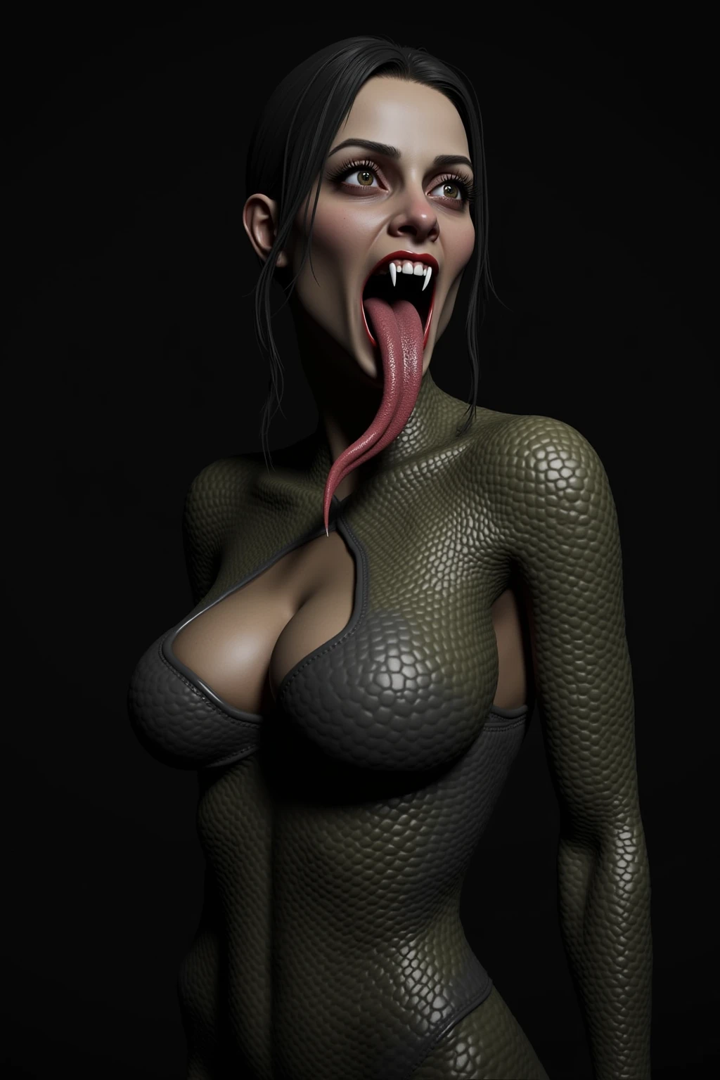 ((multiple monster women)), futanari, ((monster penis, veiny)), sweat, completely nude, ejaculating, ((best quality)), ((masterpiece)),((highly detailed)), fine details, award winning image, simple background, standing, beautiful, cum, semen, ((huge erect monster penis))