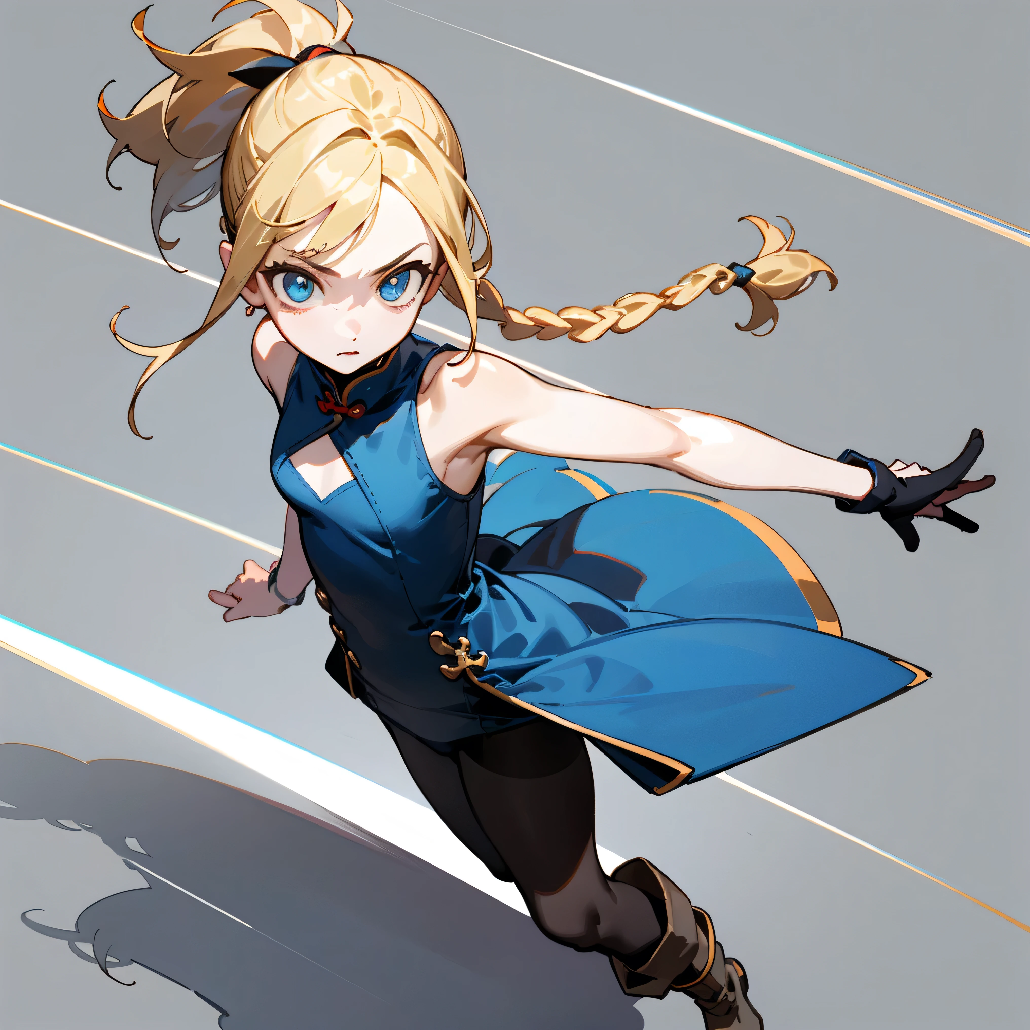 (superflat, masterpiece, flat shading, flat colors:1.1), Cinematic shot, Masterpiece, ((2 beautiful females)), blonds, halo, (hand in panties:1.3, hands on neck, choking:1.3), (chained:1.2, chains, tied, golden chain, chain around bodies , chained collar, handcuffs), big breast, stockings, slim, (fingering, female masturbation:1.2), (cold light, cold blue tones), flat blue background, highly detailed, best quality, closeup, from above, pentraration, vagina penetration