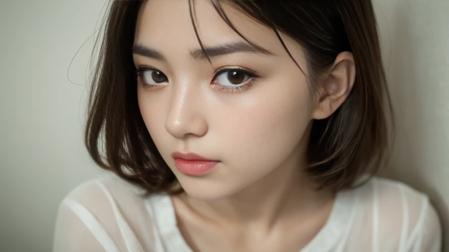 RAW photo, a 22-year-old-girl, (1girl), (realistic), (photo-realistic:1.5), lipstick, (freckles:0.5), (short hair), necklace, (RAW photo, 8k uhd, film grain), Sharp Eyeliner, Blush Eyeshadow With Thick Eyelashes, extremely delicate and beautiful, 8k, soft lighting, high quality, highres, sharp focus, extremely detailed, during the day, (sunlight on face), beautiful detailed eyes, extremely detailed eyes and face, masterpiece, cinematic lighting, (high detailed skin:1.2), 8k uhd, dslr, soft lighting, high quality, film grain, Fujifilm XT3