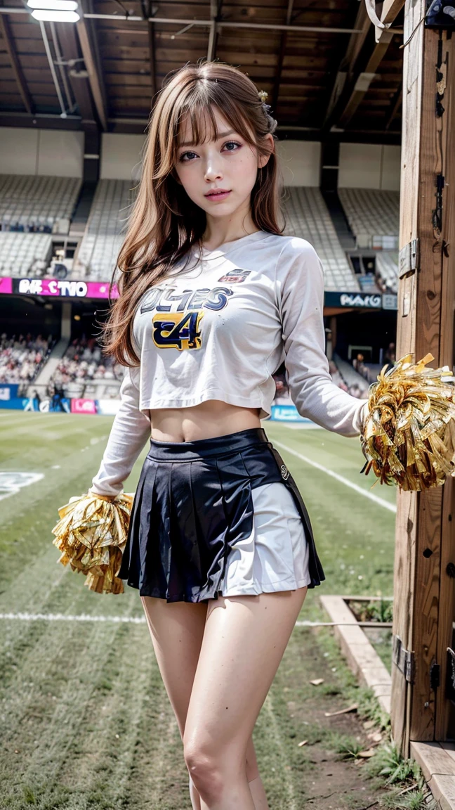 (8k, ultra high res, best quality, masterpiece:1.2),ultra-detailed,solo,beautiful detailed face, complete anatomy, 1girl, solo, dynamicangle,dancing,(cheerleader:1.3),(outdoors:1.5),mullethairstyle,navel,(viewarmpits:1.7),(stadium:1.5),(cheer dance:1.5) (skinybody),(beautiful detailed eyes:1.3),(Long hair),18yo, cute girl,cute teenage girls,masterpiece, best quality, clear face, perfect anatomy, wet, realistic face, realistic,dynamic side lignhting,perfect lighting,dynamic pose,dynamic angle,a, shiny silver hair, shiny skin,(RAW photo, best quality),
(realistic, photo-realistic:1.5),
masterpiece,
an extremely delicate and beautiful,
extremely detailed,
CG,
unity,
8k wallpaper,
Amazing,
finely detail,
ultra-detailed,
high resolution,
extremely detailed,
extremely detailed eyes and face,The Powerpuff Girls' Bubbles Cheerleader Uniform,
BREAK (maid ,Racing Model),
BREAK (sweden pornstar),((sweden girl,white skin,white person)),
BREAK (gyaru:1.1),(Glamour:1. 3),(night),(Japan pornstar),photo of a beautiful skinny woman (supermodel:1.3),
BREAK ((earrings, and rings),Cowboy Shot,((tall person)),(android),(cameltoe:1.3),