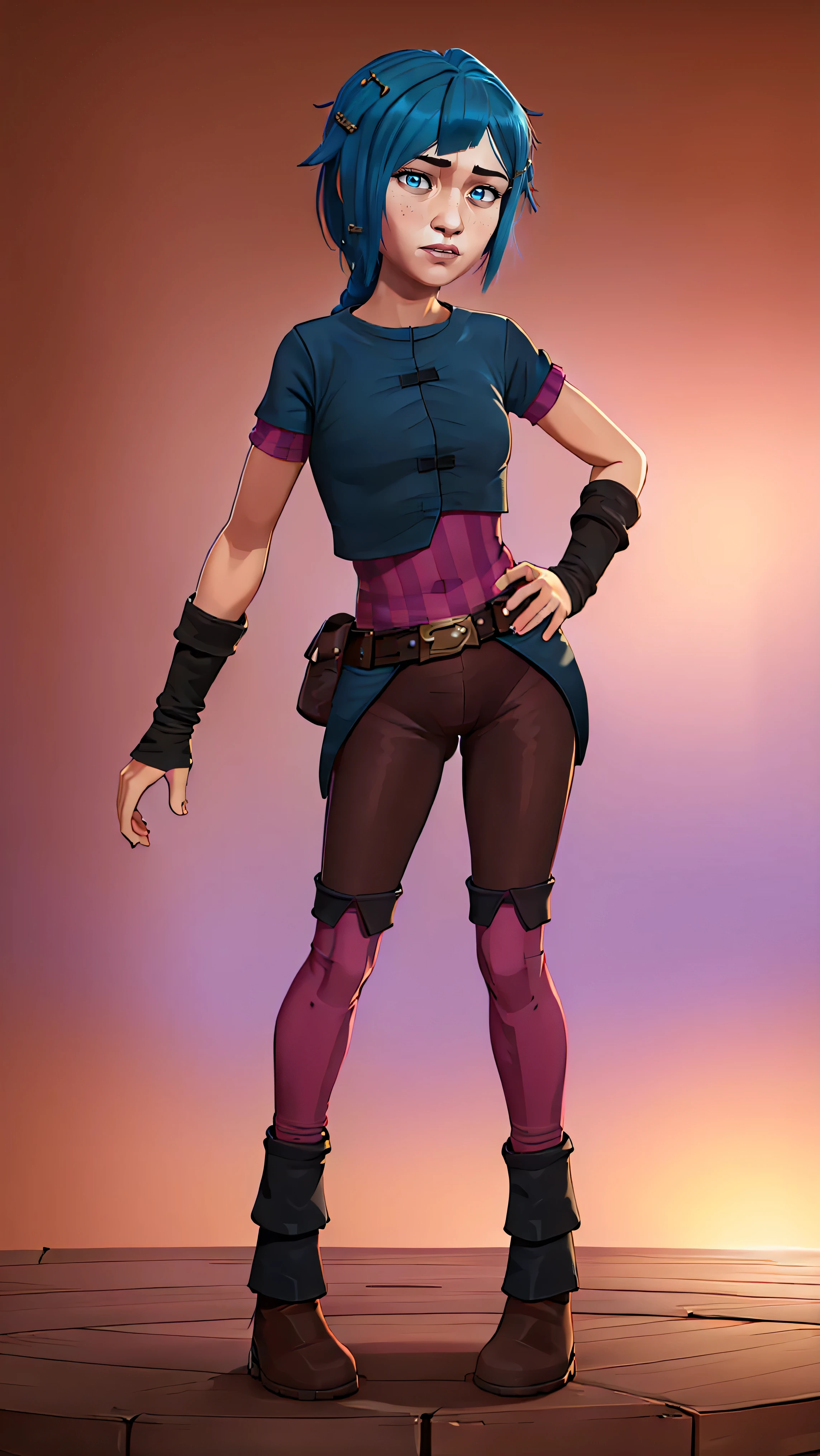 a close up of a person in a purple shirt and jeans, female lead character, character posing for concept art, character turnaround, character model sheet turnaround, 3 d character reference sheet, character model, character model sheet, realistic character concept, unreal engine character art, uhd character details, reference model sheet, high quality model sheet, full character body, female character